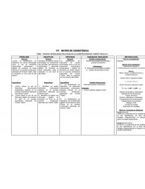 Matriz de consistencia. Página 1