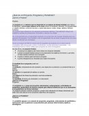 ¿Qué es un Proyecto, Programa y Portafolio?