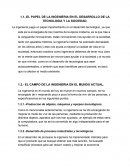 EL PAPEL DE LA INGENIERÍA EN EL DESARROLLO DE LA TECNOLOGÍA Y LA SOCIEDAD.