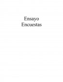 Ensayo - Encuestas