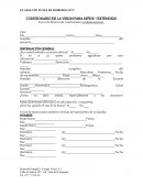 CUESTIONARIO DE LA VISION PARA NIÑOS –EXTENDIDO