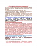 Ensayo de La planeación didáctica argumentada