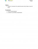 Importancia de la calidad del producto antes de llegar a manos del cliente.