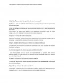 Valores del ser cuestionario