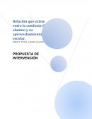 Relación que existe entre la conducta del alumno y su aprovechamiento escolar.