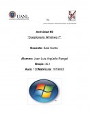 Actividad #2 “Cuestionario Windows 7”