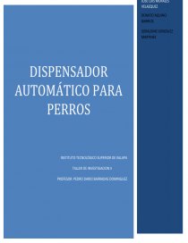 DISPENSADOR AUTOMÁTICO PARA MASCOTAS. Página 1