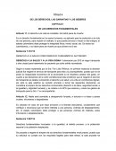 DE LOS DERECHOS, LAS GARANTIAS Y LOS DEBERES