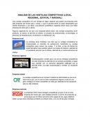 Analisis de ventajas competitivas