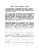 JUSTICIA Y POLÍTICA: UNA INEVITABLE TENSIÓN