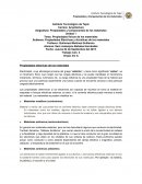 Asignatura: Propiedades y Componentes de los materiales