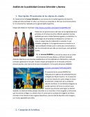 Analisis de la publicidad de la Cerveza Schneider y Barena