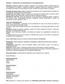 Introducción a la administración y las organizaciones.