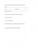 EVALUACIÓN MECANICA