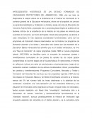 NTECEDENTES HISTÓRICOS DE UN ESTADO FORMADOR DE CIUDADANOS PROTECTORES DEL AMBIENTE