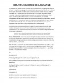 Multiplicadores de Lagrange CRITERIO DE LA SEGUNDA DERIVADA PARA EXTREMOS CON RESTRICCIÓN