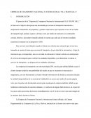 EMPRESA DE TRANSPORTE NACIONAL E INTERNACIONAL “OLA TRANS S.R.L.”