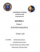 Español Integradora - Español