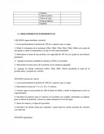Informe de Laboratorio. Determinar experimentalmente la relación cuantitativa entre la masa de una sustancia y su volumen. Página 4