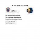 Actividad integradora Orientacion educativa. La situación de un muchacho que se llama Víctor