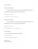 Binomios al cuadrado