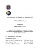 Consecuencias fisiológicas en sistemas nerviosos, circulatorios y respiratorios debido al consumo de alcohol, tabaco y drogas ilegales.