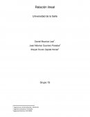 Fisica Relación lineal