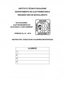TAREAS ELECTROMECANINA RICALDONE