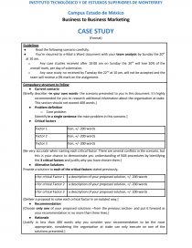 Case Study guidelines. Página 1