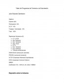 Taller de Fomento a la Exportacion