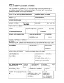 FICHA DE IDENTIFICACIÓN DEL TUTORADO