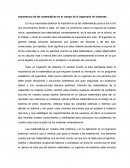 Importancia de las matemáticas en el campo de la ingeniería de sistemas.