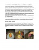 ANALISIS DE LOS CAMBIOS EXTRAIDOS DE LA CASCARA DE LA MANDARINA