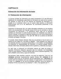 Extracción de información de texto. Página 1