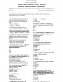 Examen cuarto bimestre quimica