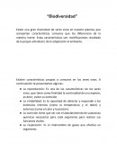 Ensayo de Biodiversidad