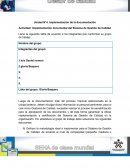 Actividad: Implementación documental del Sistema de Gestión de Calidad