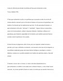 Líneas de reflexión para abordar el problema del bajo aprovechamiento escolar.