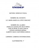 MATERIA: DERECHO FISCAL