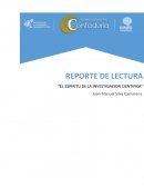 El espiritu de la investigacion