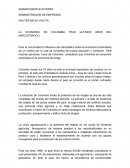 LA ECONOMIA DE COLOMBIA TRAS ULTIMOS AÑOS DEL NARCOTRAFICO.