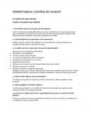 PRIMER PARCIAL “CONTROL DE CALIDAD”