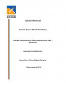 Solución de ecs. Diferenciales de primer orden y aplicaciones.