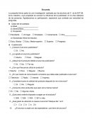 Encuesta,. Español. ANUNCIOS PUBLICITARIOS