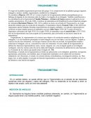 TRIGONOMETRIA El origen de la palabra trigonometría proviene del griego