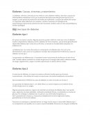 Diabetes: Causas, síntomas y tratamientos
