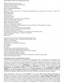 Epidemiologia y control de las enfermedades