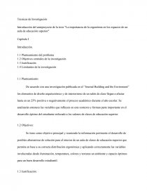 Introducción a un anteproyecto de tesis. Página 1