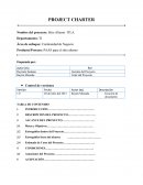 Ej. PROJECT CHARTER (Site alterno)