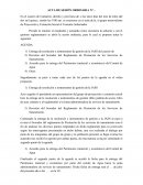 GUÍA PARA HACER UN ACTA DE SESIÓN ORDINARIA